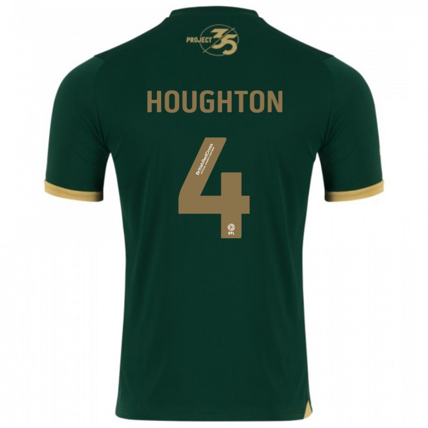 Damen Jordan Houghton #4 Grün Heimtrikot Trikot 2023/24 T-Shirt Belgien