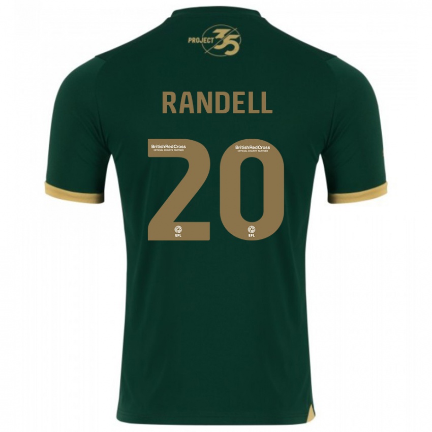 Damen Adam Randell #20 Grün Heimtrikot Trikot 2023/24 T-Shirt Belgien