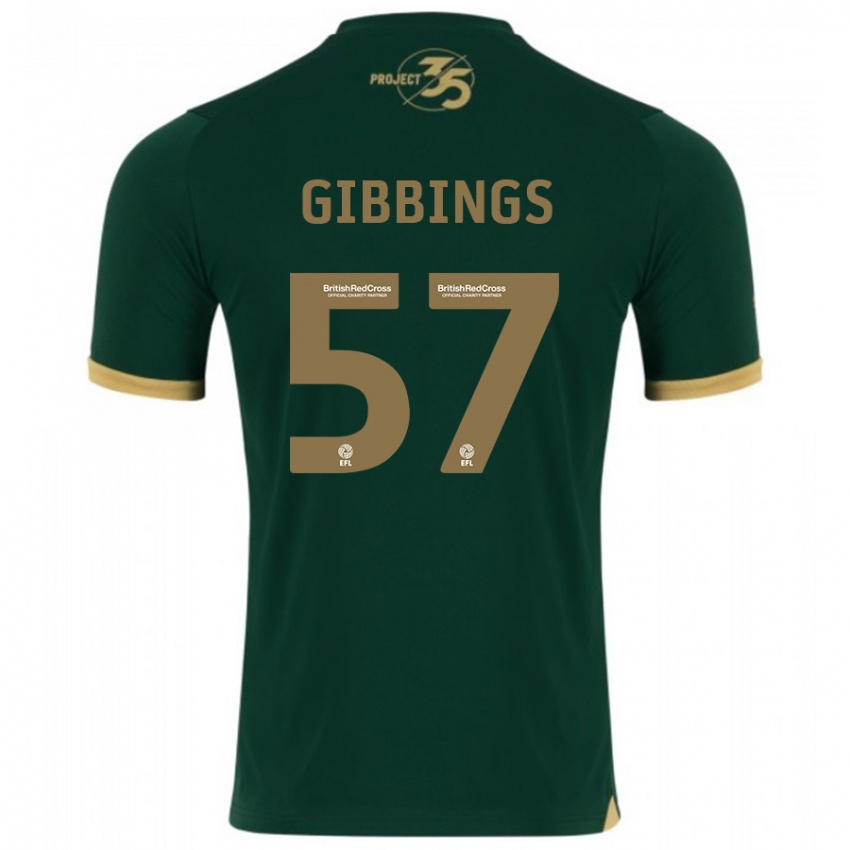 Damen Cole Gibbings #57 Grün Heimtrikot Trikot 2023/24 T-Shirt Belgien