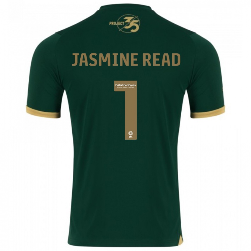 Damen Jasmine Read #1 Grün Heimtrikot Trikot 2023/24 T-Shirt Belgien