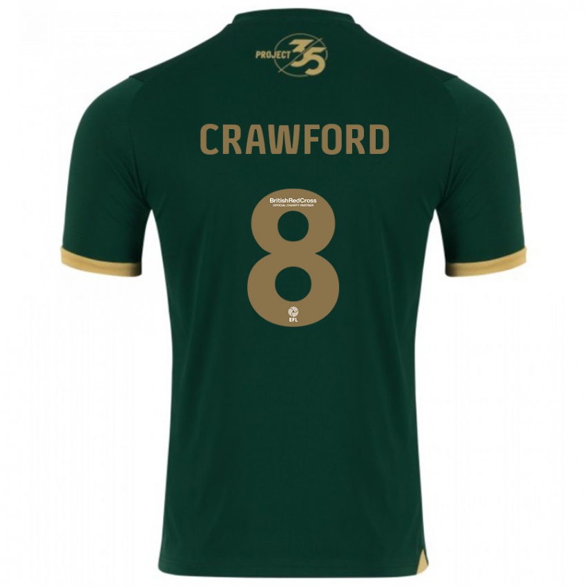Damen Imy Crawford #8 Grün Heimtrikot Trikot 2023/24 T-Shirt Belgien