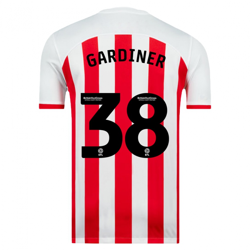 Damen Harry Gardiner #38 Weiß Heimtrikot Trikot 2023/24 T-Shirt Belgien