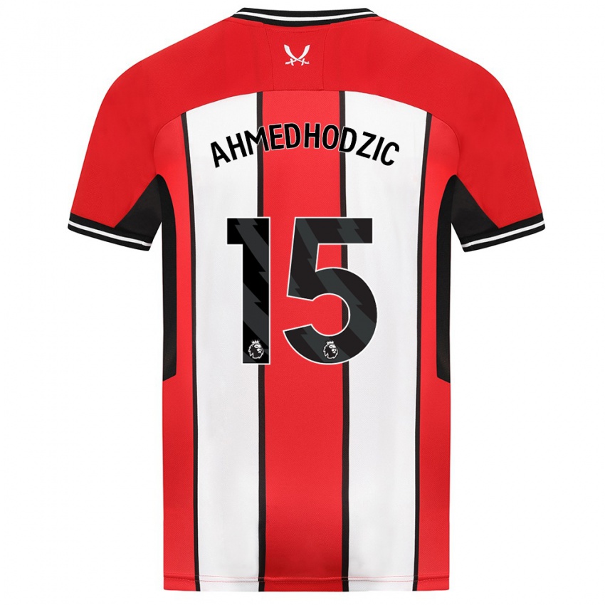 Damen Anel Ahmedhodzic #15 Rot Heimtrikot Trikot 2023/24 T-Shirt Belgien
