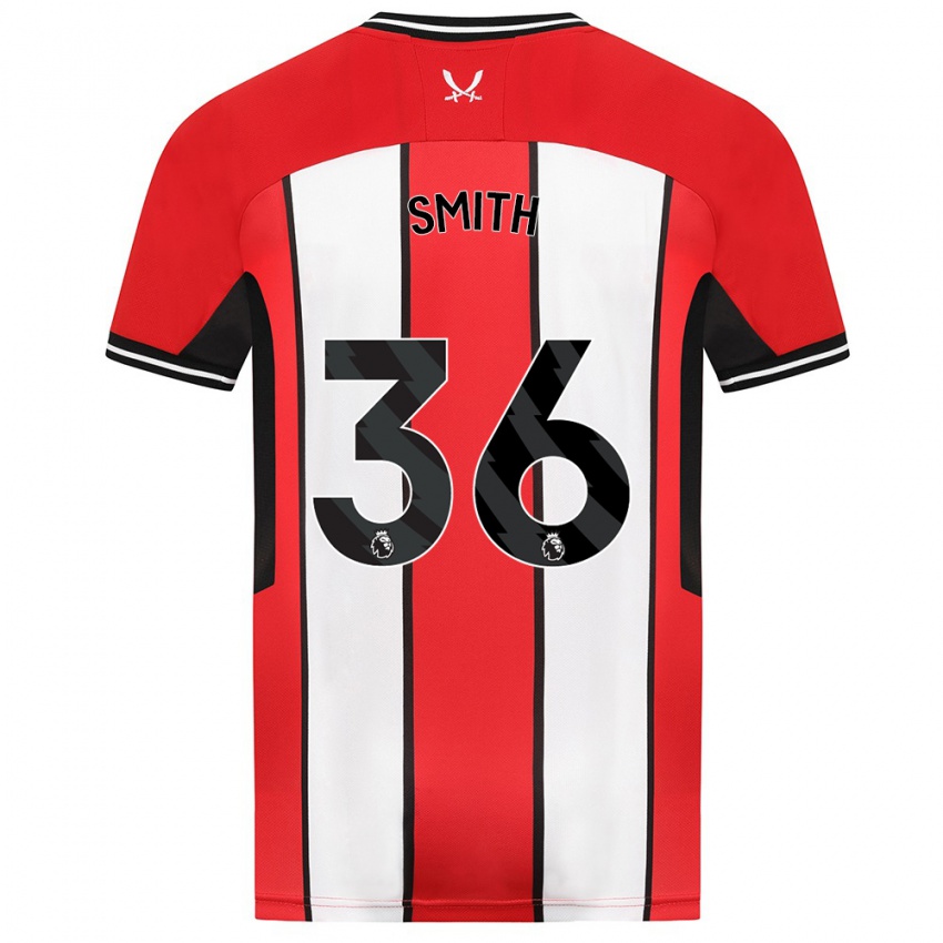 Damen Joshua Smith #36 Rot Heimtrikot Trikot 2023/24 T-Shirt Belgien