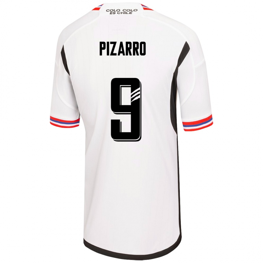 Damen Damián Pizarro #9 Weiß Heimtrikot Trikot 2023/24 T-Shirt Belgien