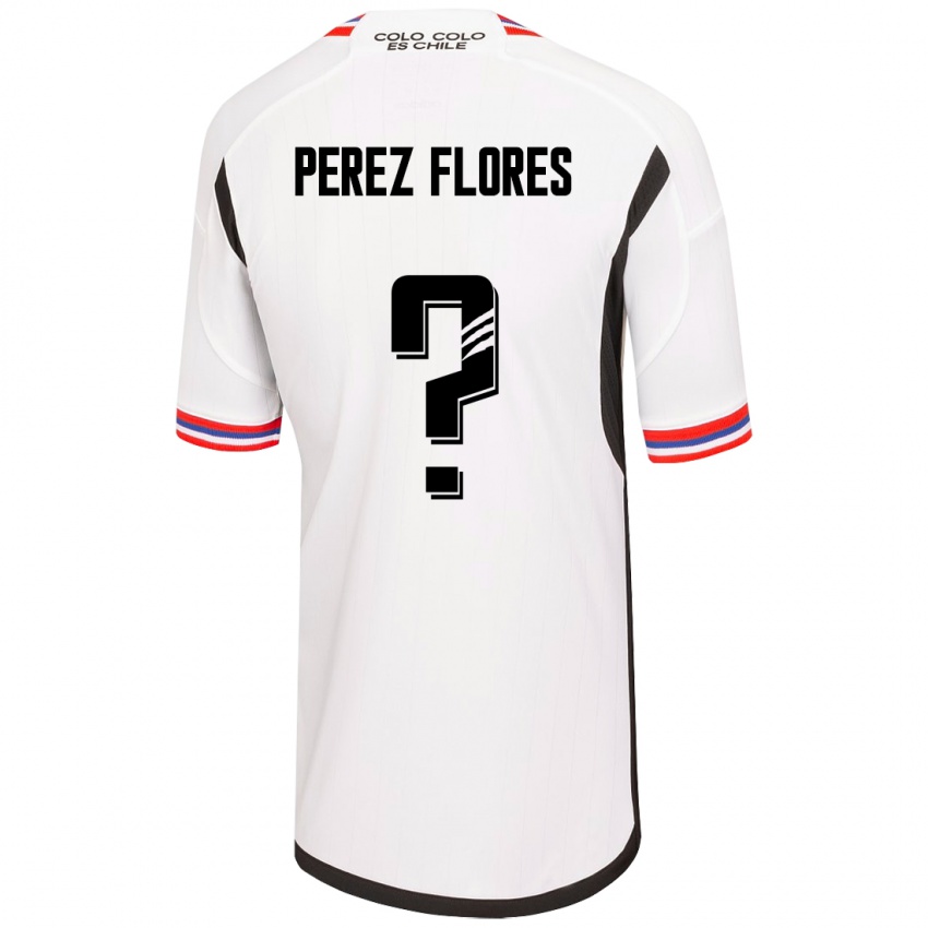 Damen Benjamín Pérez Flores #0 Weiß Heimtrikot Trikot 2023/24 T-Shirt Belgien