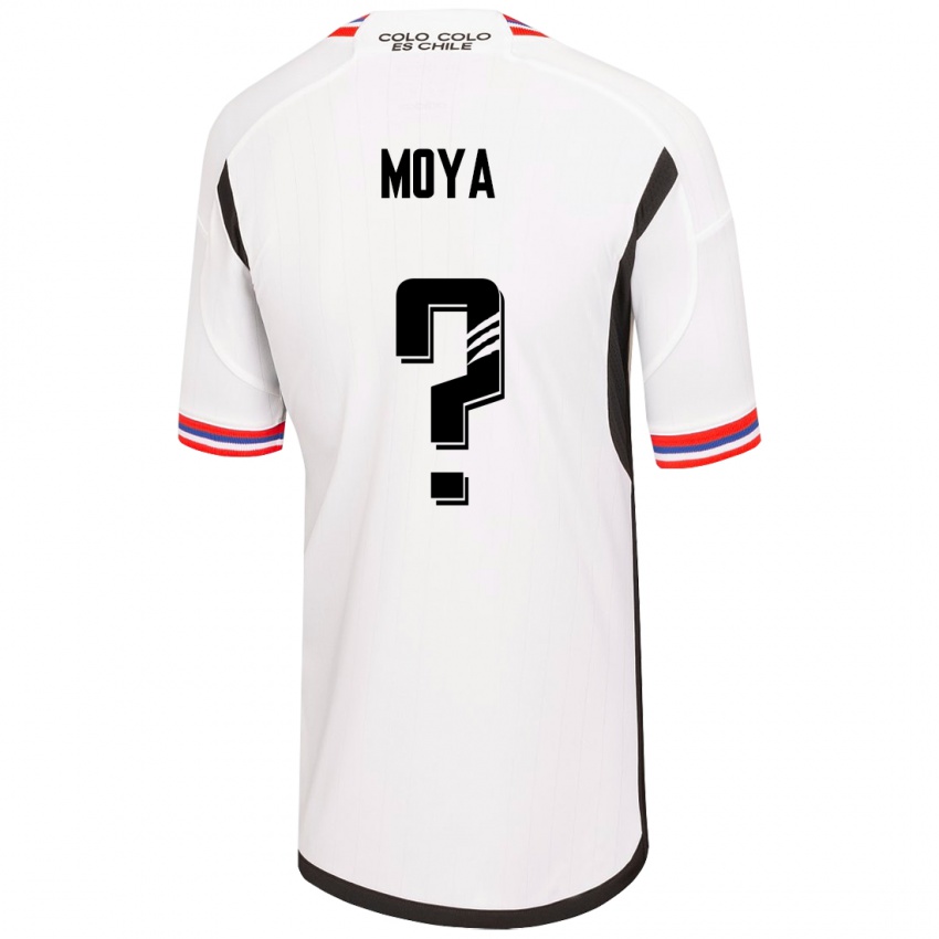 Damen Matías Moya #0 Weiß Heimtrikot Trikot 2023/24 T-Shirt Belgien