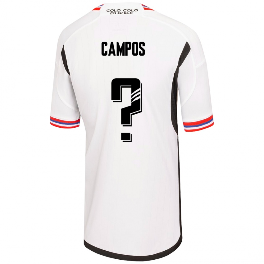 Damen Víctor Campos #0 Weiß Heimtrikot Trikot 2023/24 T-Shirt Belgien