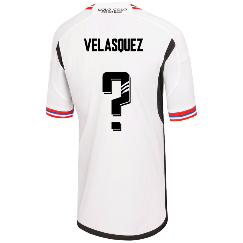 Damen Milovan Velásquez #0 Weiß Heimtrikot Trikot 2023/24 T-Shirt Belgien