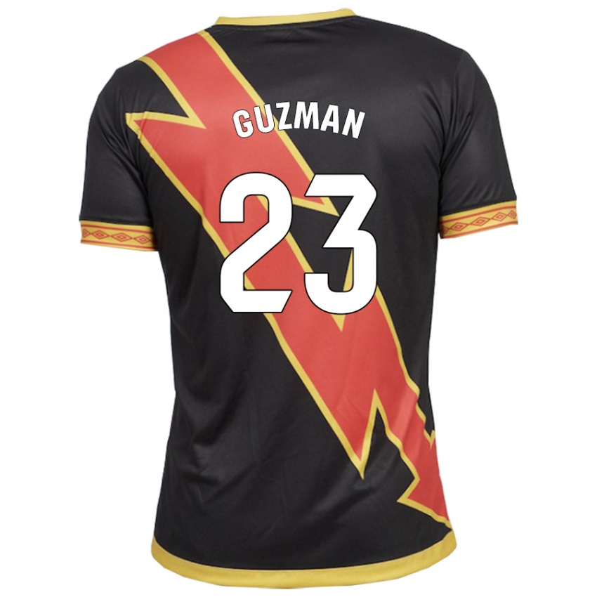 Dames Miguel Guzmán #23 Zwart Uitshirt Uittenue 2023/24 T-Shirt België