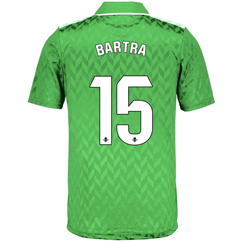 Dames Marc Bartra #15 Groente Uitshirt Uittenue 2023/24 T-Shirt België