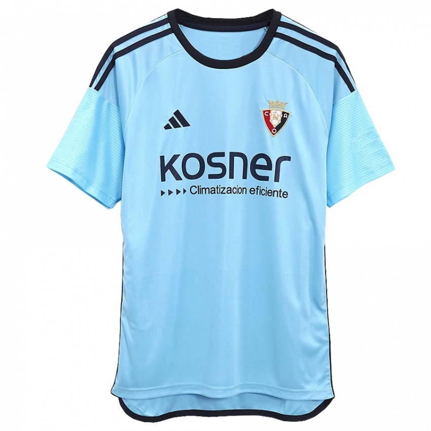 Dames Iker Muñoz #34 Blauw Uitshirt Uittenue 2023/24 T-Shirt België