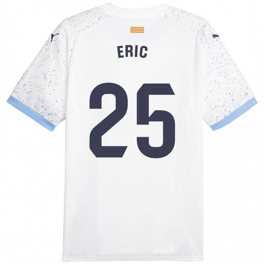 Damen Eric Garcia #25 Weiß Auswärtstrikot Trikot 2023/24 T-Shirt Belgien