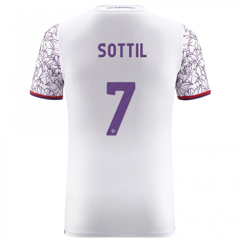 Damen Riccardo Sottil #7 Weiß Auswärtstrikot Trikot 2023/24 T-Shirt Belgien