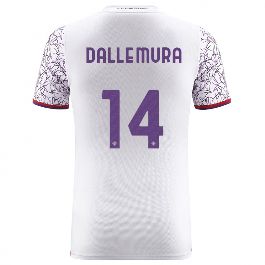 Damen Christian Dalle Mura #14 Weiß Auswärtstrikot Trikot 2023/24 T-Shirt Belgien
