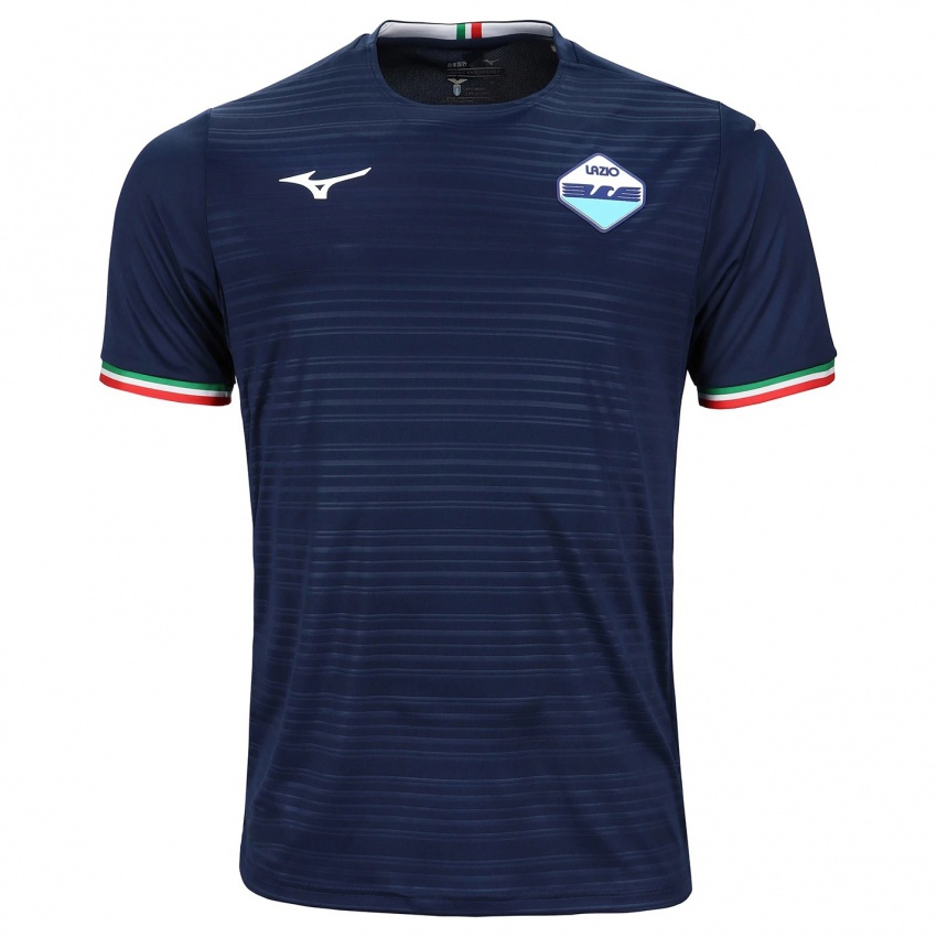 Dames Riccardo Menegon #0 Marine Uitshirt Uittenue 2023/24 T-Shirt België