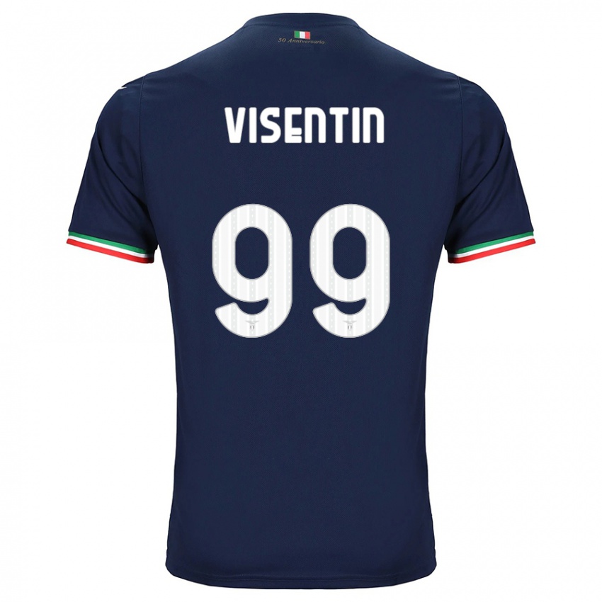 Damen Noemi Visentin #99 Marine Auswärtstrikot Trikot 2023/24 T-Shirt Belgien