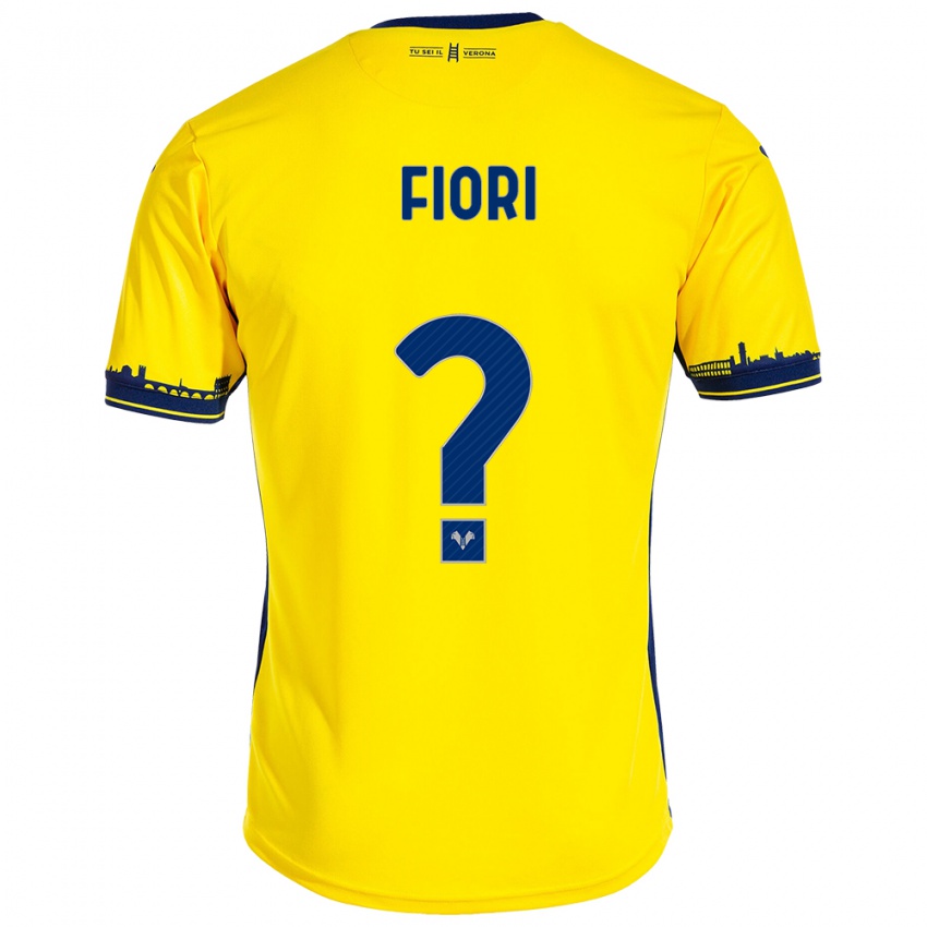 Damen Nicolas Fiori #0 Gelb Auswärtstrikot Trikot 2023/24 T-Shirt Belgien