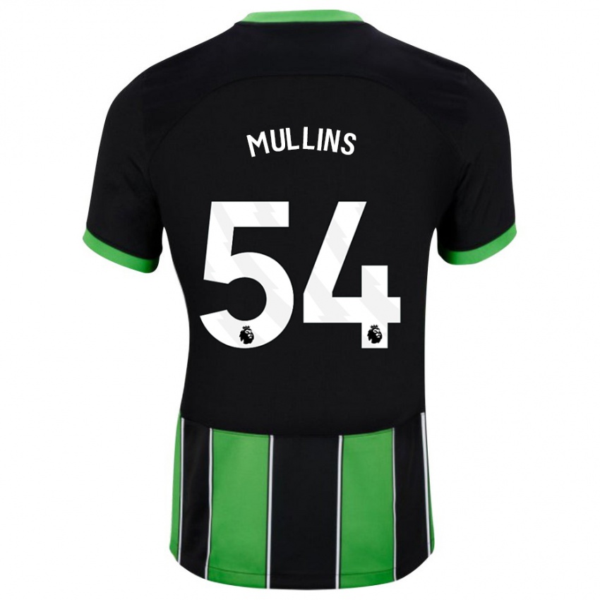 Dames Jamie Mullins #54 Zwart Groen Uitshirt Uittenue 2023/24 T-Shirt België