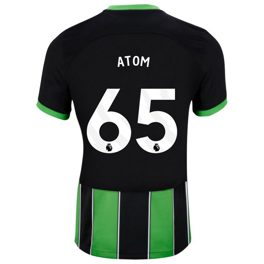 Damen Noel Atom #65 Schwarz Grün Auswärtstrikot Trikot 2023/24 T-Shirt Belgien