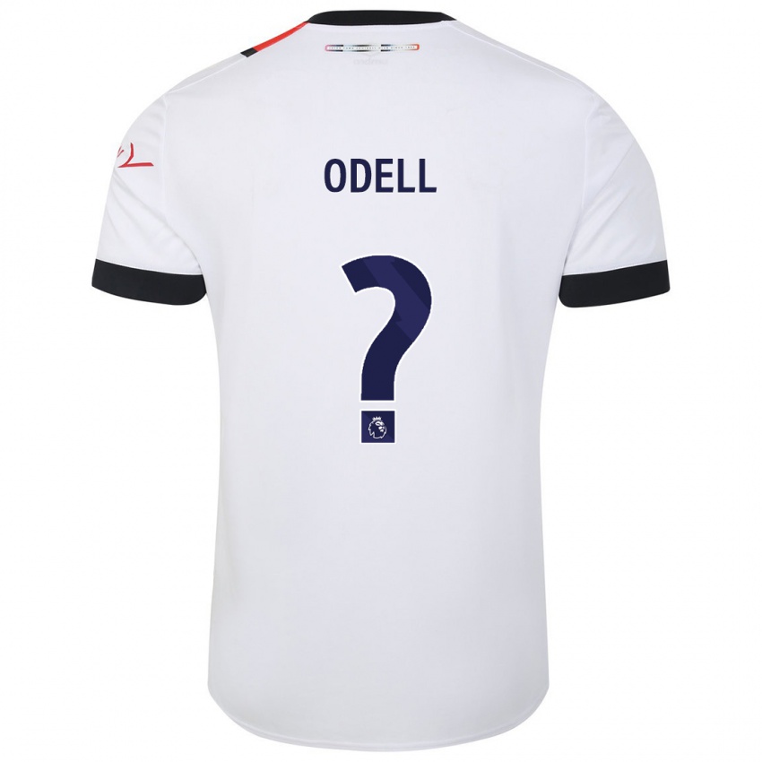 Damen Josh Odell #0 Weiß Auswärtstrikot Trikot 2023/24 T-Shirt Belgien