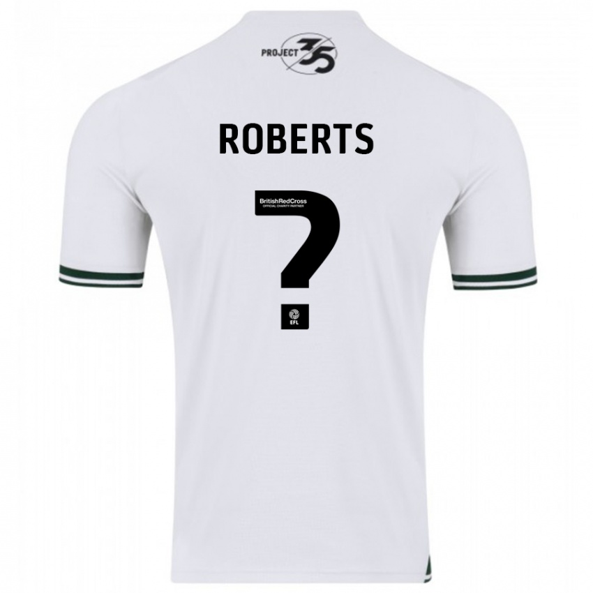 Damen Caleb Roberts #0 Weiß Auswärtstrikot Trikot 2023/24 T-Shirt Belgien