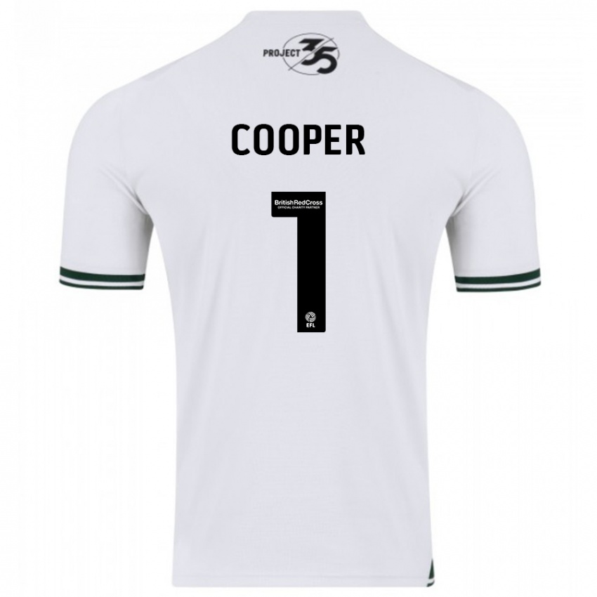 Damen Michael Cooper #1 Weiß Auswärtstrikot Trikot 2023/24 T-Shirt Belgien