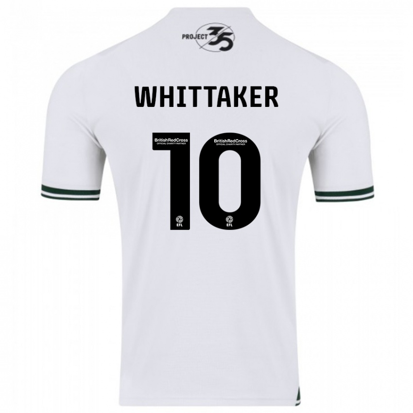Damen Morgan Whittaker #10 Weiß Auswärtstrikot Trikot 2023/24 T-Shirt Belgien