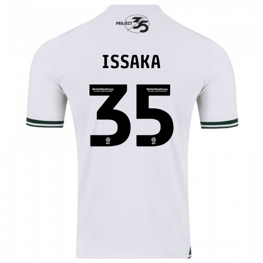 Damen Freddie Issaka #35 Weiß Auswärtstrikot Trikot 2023/24 T-Shirt Belgien