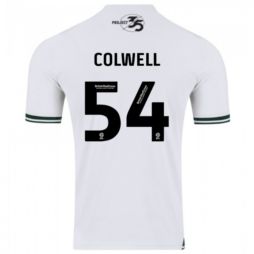 Damen Lewis Colwell #54 Weiß Auswärtstrikot Trikot 2023/24 T-Shirt Belgien