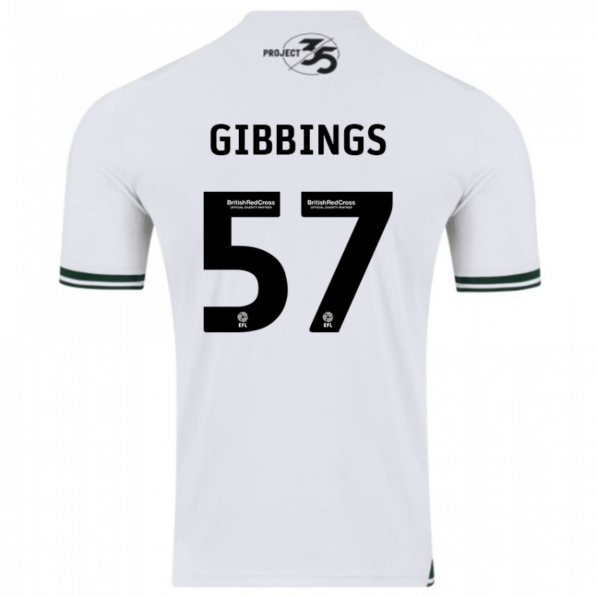 Damen Cole Gibbings #57 Weiß Auswärtstrikot Trikot 2023/24 T-Shirt Belgien