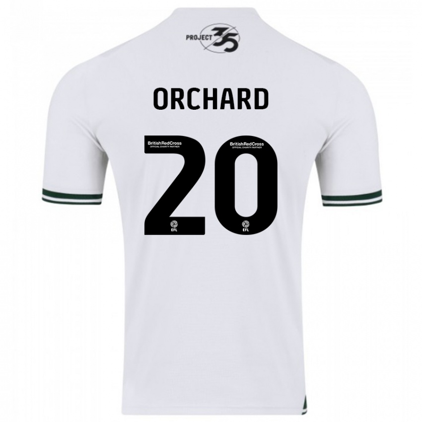 Damen Fern Orchard #20 Weiß Auswärtstrikot Trikot 2023/24 T-Shirt Belgien
