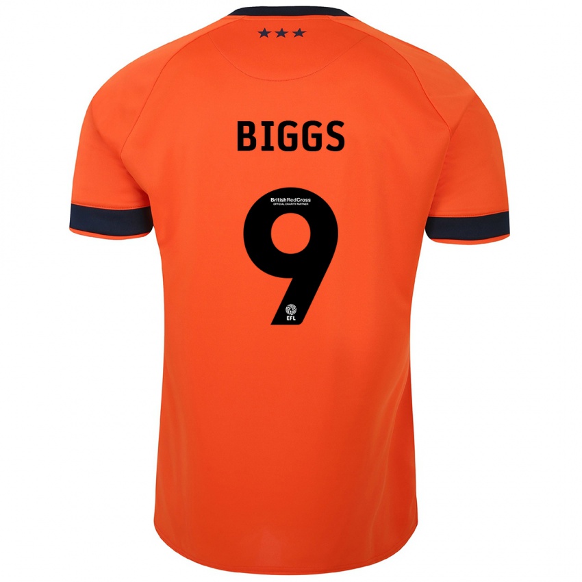 Damen Maddie Biggs #9 Orangefarben Auswärtstrikot Trikot 2023/24 T-Shirt Belgien