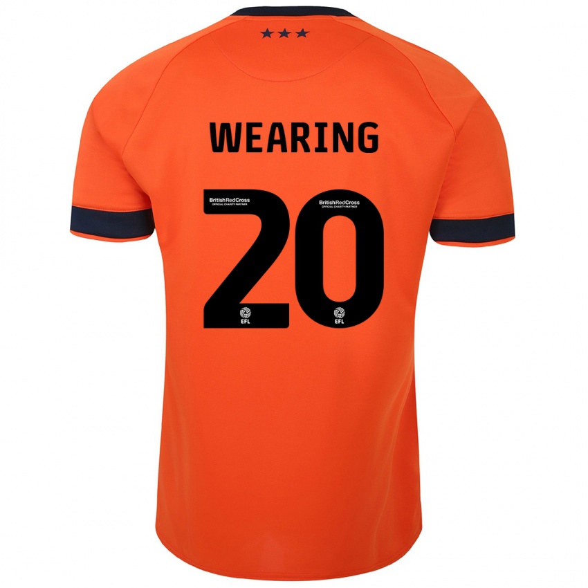 Damen Megan Wearing #20 Orangefarben Auswärtstrikot Trikot 2023/24 T-Shirt Belgien