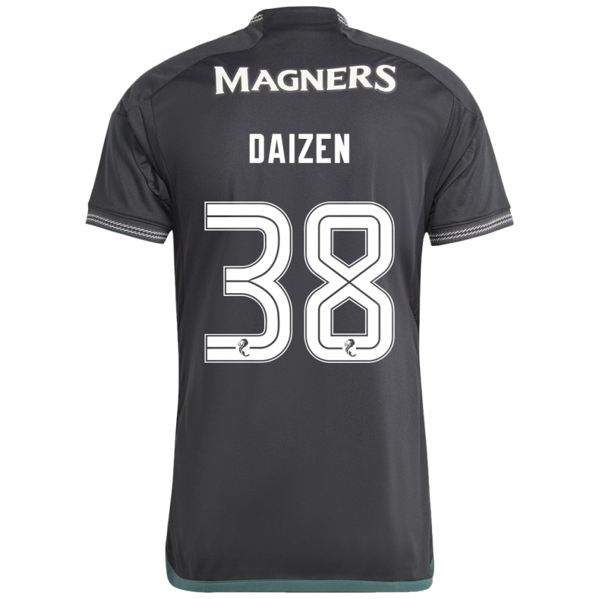 Damen Daizen Maeda #38 Schwarz Auswärtstrikot Trikot 2023/24 T-Shirt Belgien
