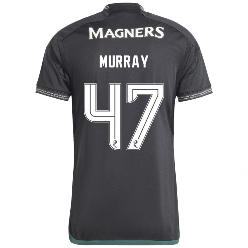 Damen Dane Murray #47 Schwarz Auswärtstrikot Trikot 2023/24 T-Shirt Belgien
