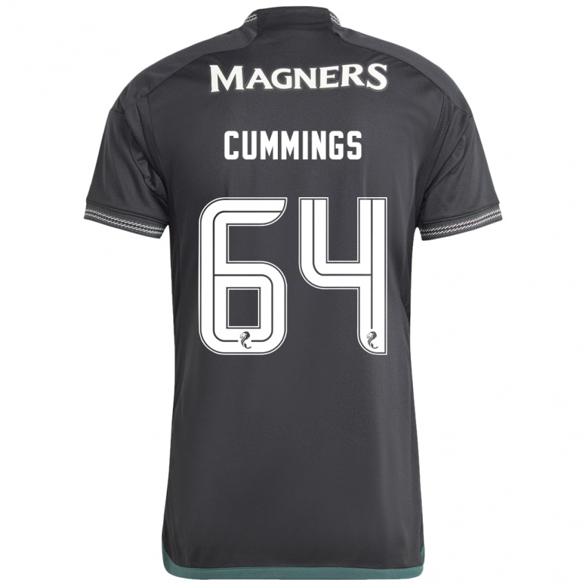Damen Daniel Cummings #64 Schwarz Auswärtstrikot Trikot 2023/24 T-Shirt Belgien
