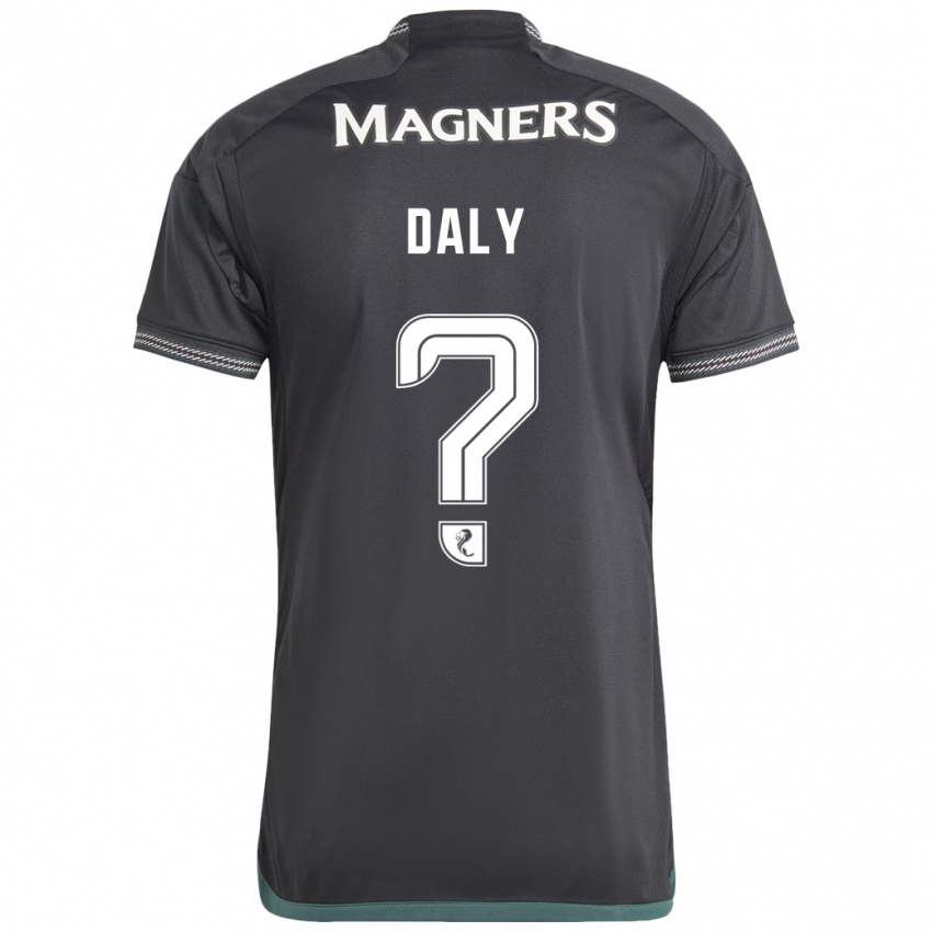 Damen Kayden Daly #0 Schwarz Auswärtstrikot Trikot 2023/24 T-Shirt Belgien