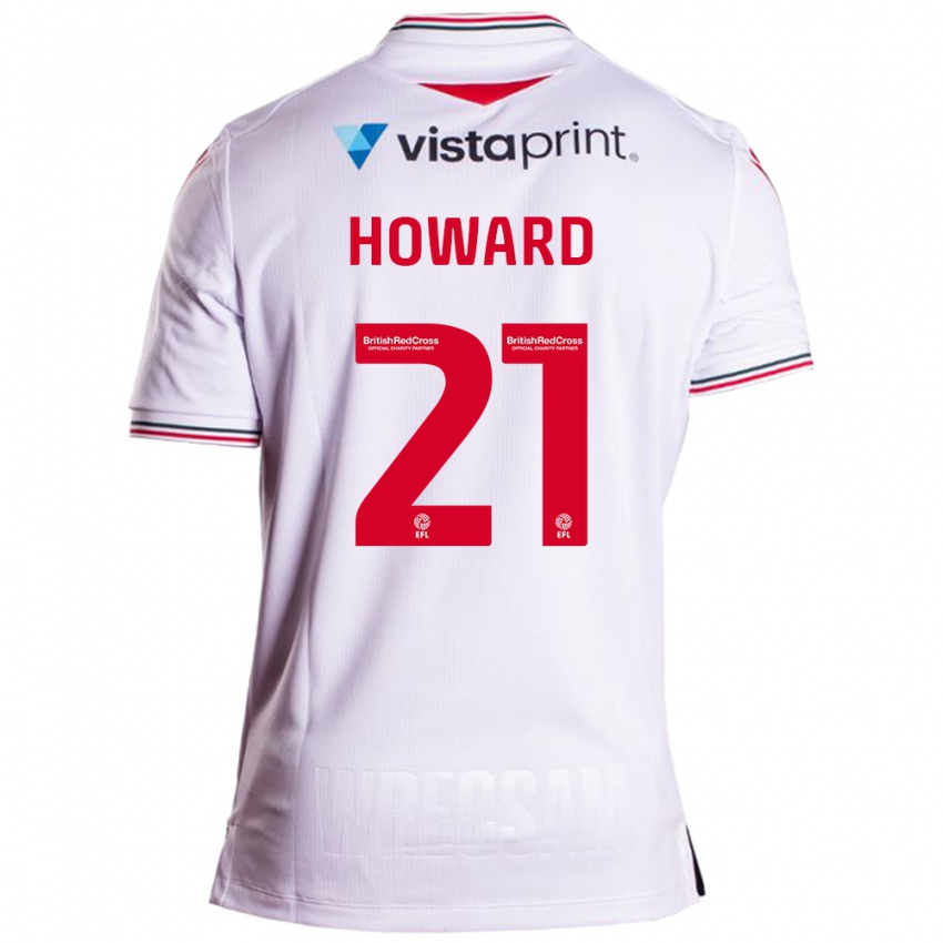 Damen Mark Howard #21 Weiß Auswärtstrikot Trikot 2023/24 T-Shirt Belgien