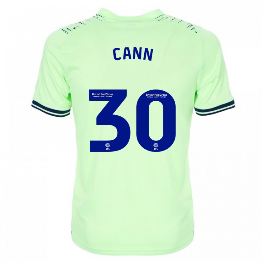 Damen Ted Cann #30 Marine Auswärtstrikot Trikot 2023/24 T-Shirt Belgien