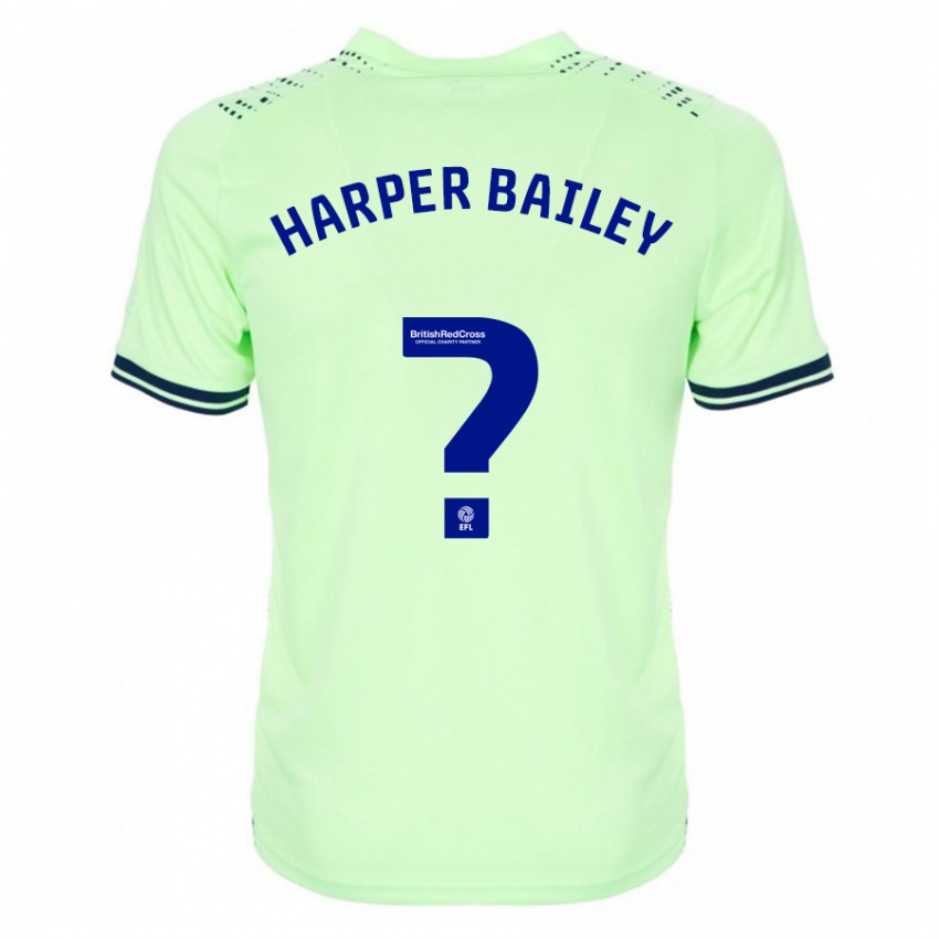 Femme Maillot Aaron Harper-Bailey #0 Marin Tenues Extérieur 2023/24 T-Shirt Belgique