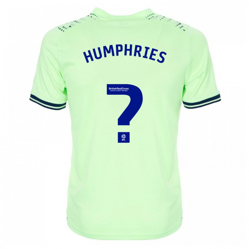 Damen Evan Humphries #0 Marine Auswärtstrikot Trikot 2023/24 T-Shirt Belgien