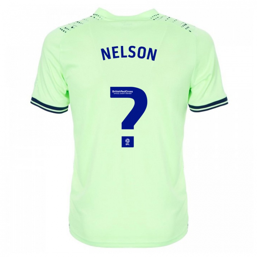 Damen Deago Nelson #0 Marine Auswärtstrikot Trikot 2023/24 T-Shirt Belgien