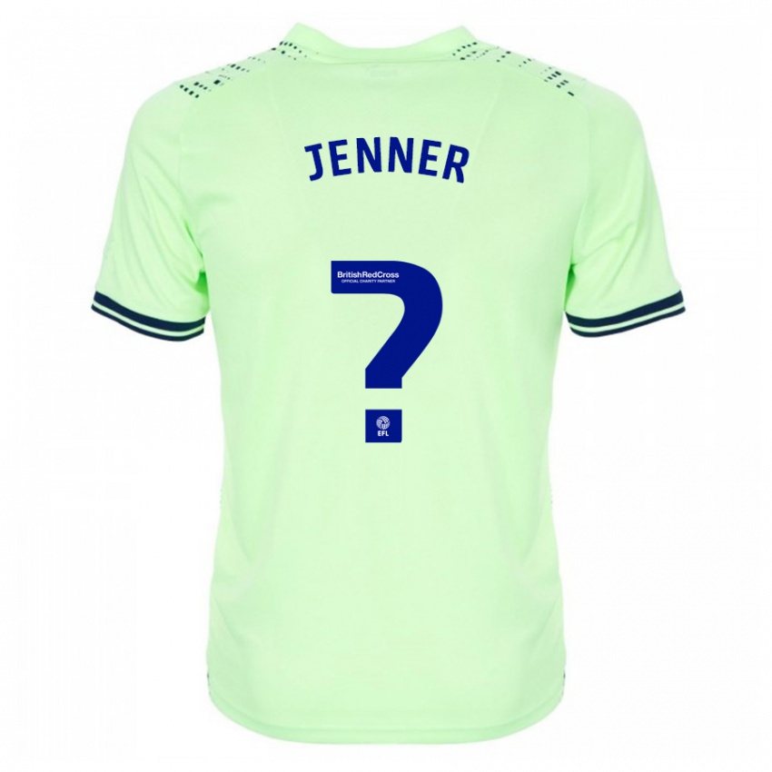 Damen Max Jenner #0 Marine Auswärtstrikot Trikot 2023/24 T-Shirt Belgien