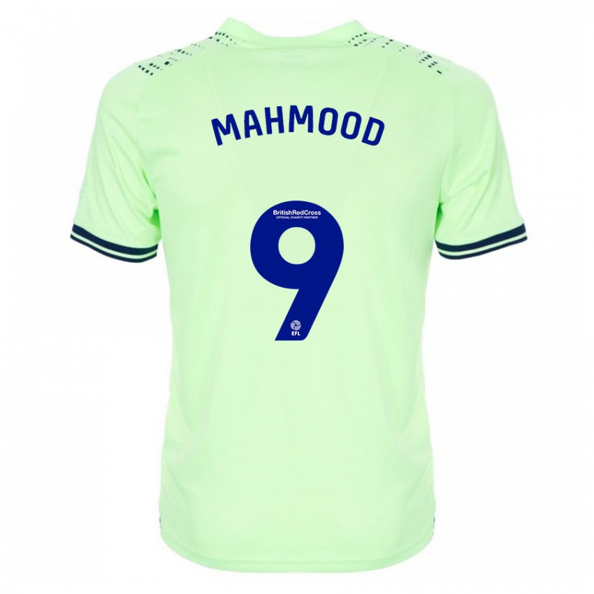 Femme Maillot Mariam Mahmood #9 Marin Tenues Extérieur 2023/24 T-Shirt Belgique