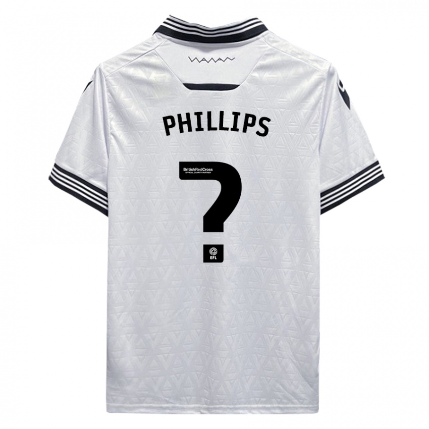 Dames Jack Phillips #0 Wit Uitshirt Uittenue 2023/24 T-Shirt België
