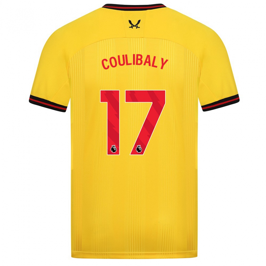 Damen Ismaila Coulibaly #17 Gelb Auswärtstrikot Trikot 2023/24 T-Shirt Belgien