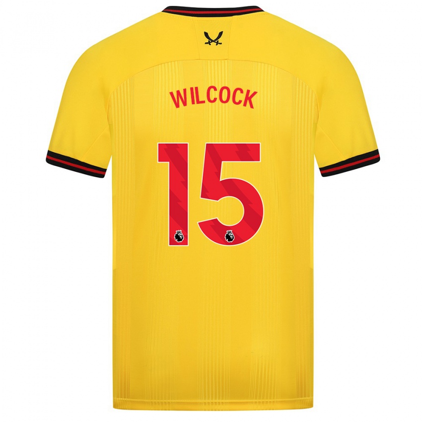 Damen Tamara Wilcock #15 Gelb Auswärtstrikot Trikot 2023/24 T-Shirt Belgien