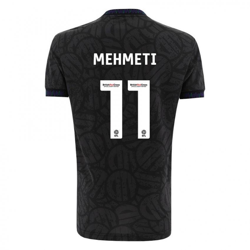 Damen Anis Mehmeti #11 Schwarz Auswärtstrikot Trikot 2023/24 T-Shirt Belgien