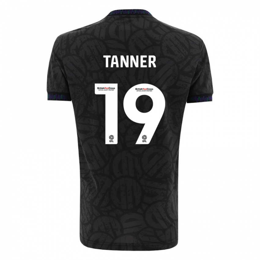 Damen George Tanner #19 Schwarz Auswärtstrikot Trikot 2023/24 T-Shirt Belgien